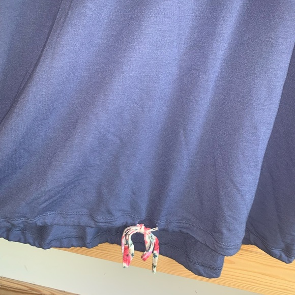 Matilda Jane “let’s go” blue hooded pullover sweatshirt top size L - Picture 5 of 8